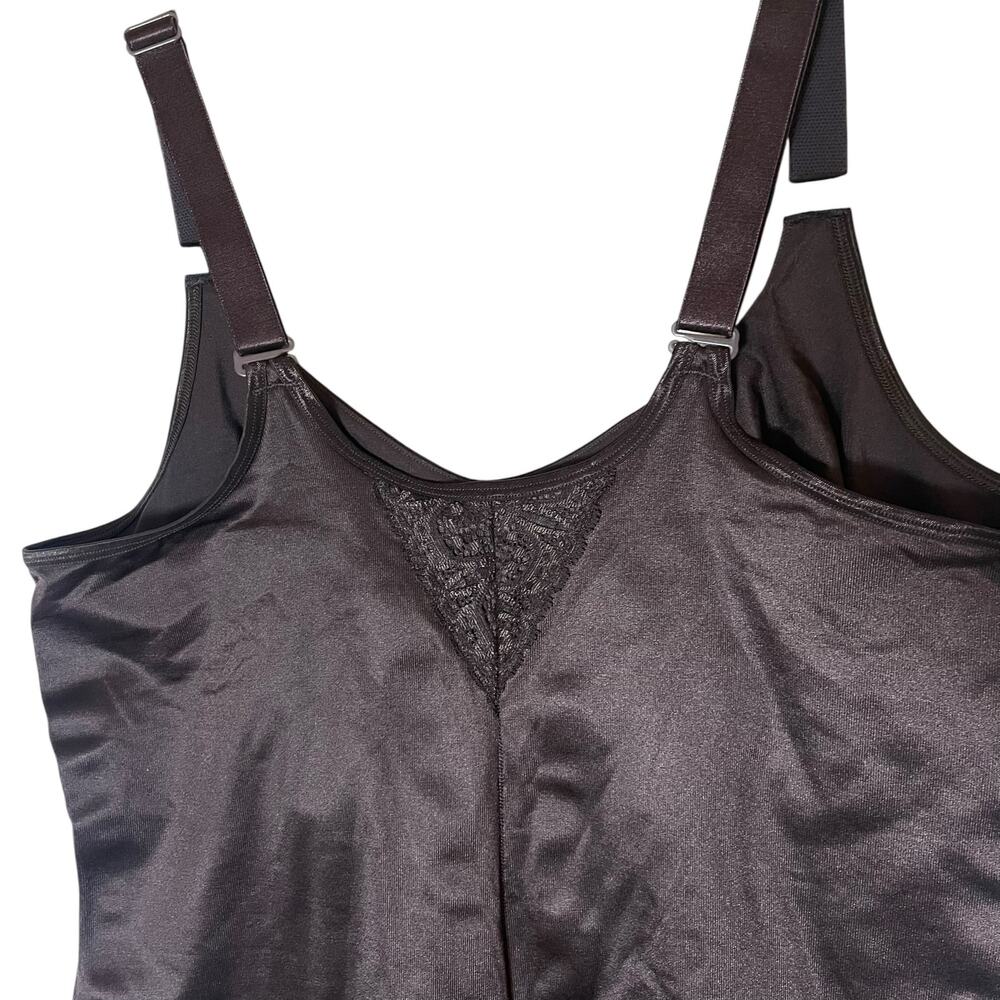 Ruby Ribbon Lace Cami 3024 Brown Level 4 Support Size 42/XL Shapewear Tank - Picture 4 of 10